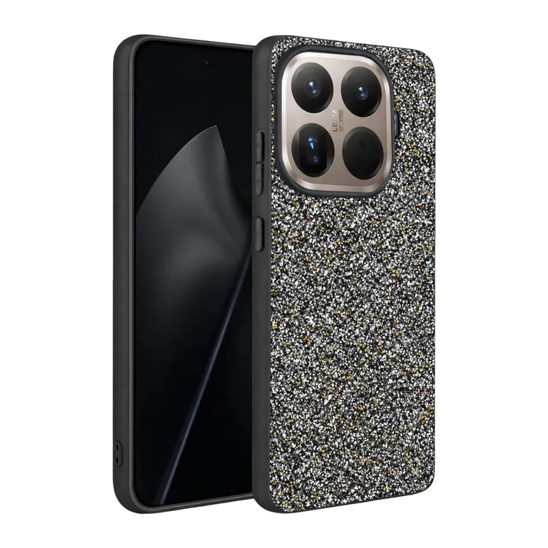 Onegif Xiaomi Mi 15T Pro Bright Simli Kapak - Gold