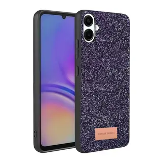 Onegif Samsung Galaxy A07 4G Bright Simli Kapak - Derin Mor