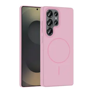 Joko Samsung Galaxy S25 Ultra Broş Magsafe Kapak - Pembe
