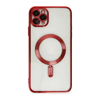 Apple iPhone 11 Pro Max Kılıf Kross Magneticsafe Kapak - Kırmızı
