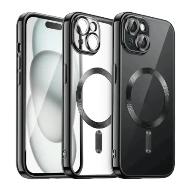 Apple iPhone 13 Kılıf Kross Magneticsafe Kapak - Siyah
