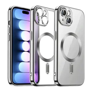 Apple iPhone 13 Kılıf Kross Magneticsafe Kapak - Gümüş