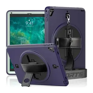 Apple iPad 5 Air 9.7 Kılıf Strap-C Otterbox Tablet Kapak - Lacivert