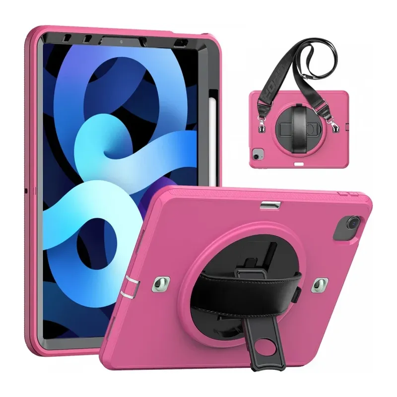 Apple iPad Pro 11 (2020) Kılıf Strap-C Otterbox Tablet Kapak - Pembe