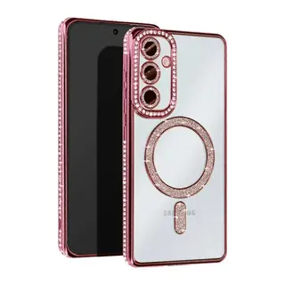 Samsung Galaxy S25 Edge Joke Simli Magneticsafe Kılıf - Pembe