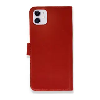 Apple iPhone 12 Mini Kılıf Trend S Plus Kapaklı Kılıf - Kırmızı
