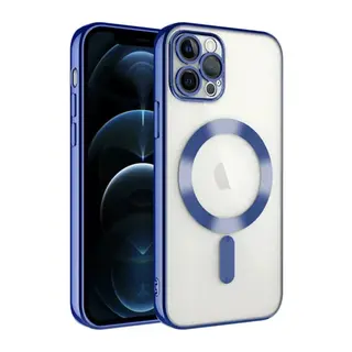 Apple iPhone 14 Pro Max Kılıf Kross Magneticsafe Kapak - Lacivert