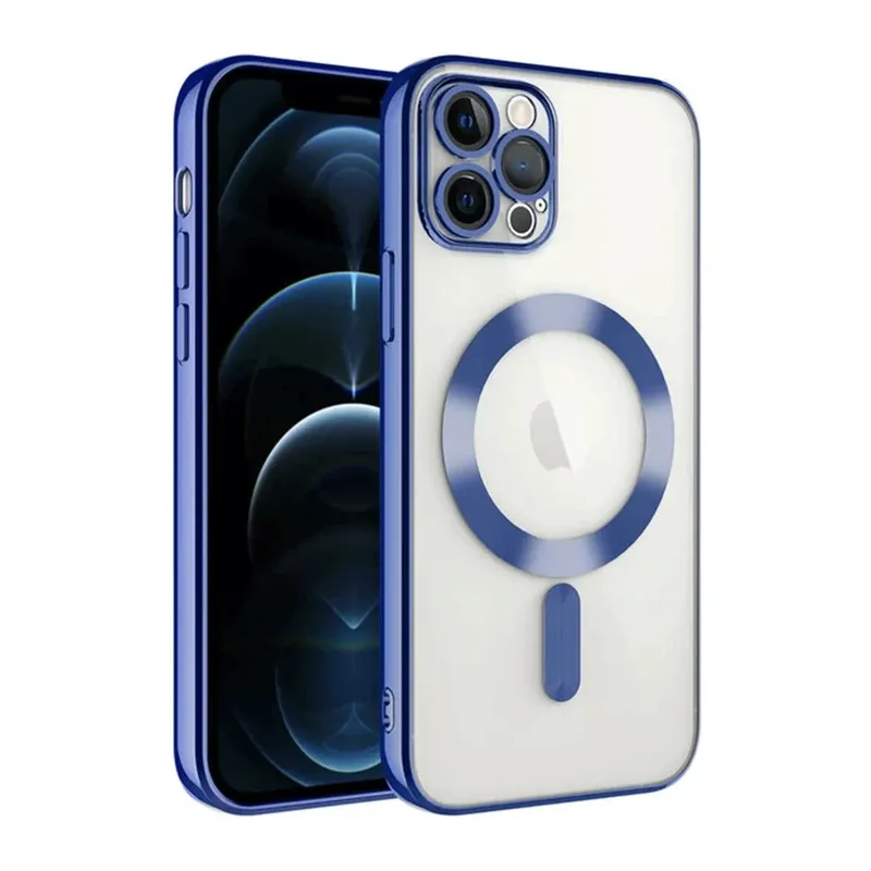 Apple iPhone 14 Pro Max Kılıf Kross Magneticsafe Kapak - Lacivert