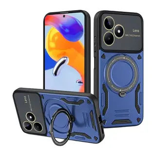 Realme C53 Kılıf Joy Lens Standlı Kapak - Lacivert