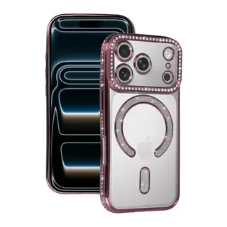 Apple iPhone 18 Pro/17 Pro Joke Simli Magneticsafe Kılıf - Pembe