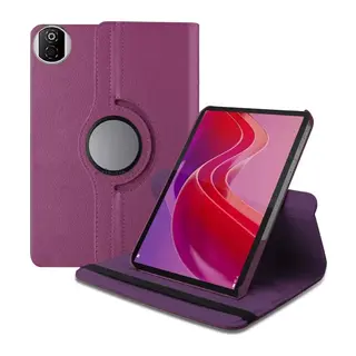 Huawei Honor Pad X7 360 Tablet Deri Kılıf - Mor