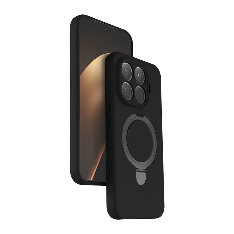 Xiaomi Mi 15T Pro Regal Magsafe Standlı Kapak - Siyah