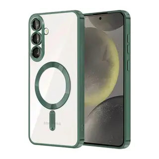 Samsung Galaxy S26 Plus Kross Magneticsafe Kapak - Koyu Yeşil