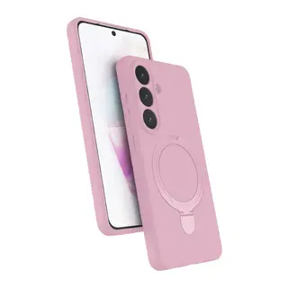 Samsung Galaxy S26 Regal Magsafe Standlı Kapak - Açık Pembe