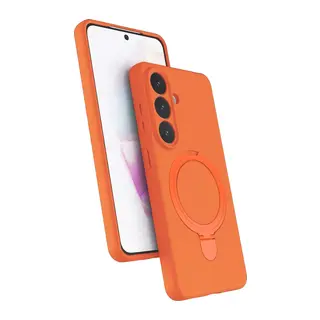 Samsung Galaxy S26 Regal Magsafe Standlı Kapak - Turuncu