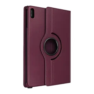 Huawei MatePad 11 10.9 360 Tablet Deri Kılıf - Mürdüm