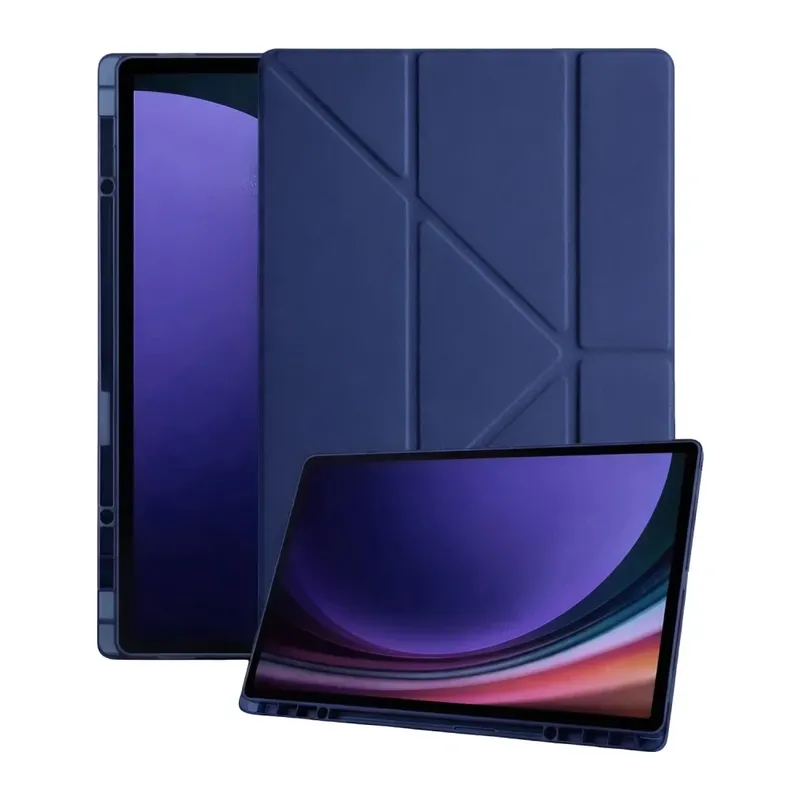 Samsung Galaxy X730 Tab S11 Kalemlikli Mars Tablet Kılıfı - Lacivert
