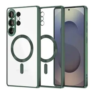 Samsung Galaxy S26 Ultra Kross Magneticsafe Kapak - Koyu Yeşil