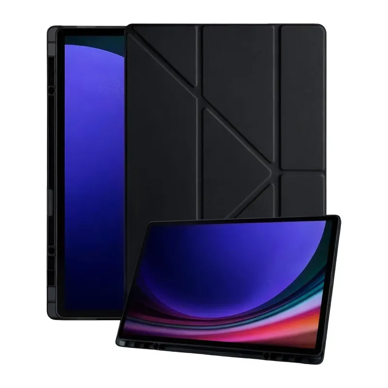 Samsung Galaxy Tab A11 Plus Kalemlikli Mars Tablet Kılıfı - Siyah