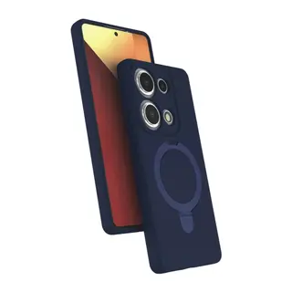 Xiaomi Redmi Note 13 Pro 4G Regal Magsafe Standlı Kapak - Lacivert