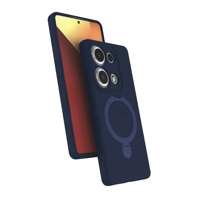 Xiaomi Redmi Note 13 Pro 4G Regal Magsafe Standlı Kapak - Lacivert