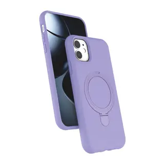 Apple iPhone 11 Regal Magsafe Standlı Kapak - Lila