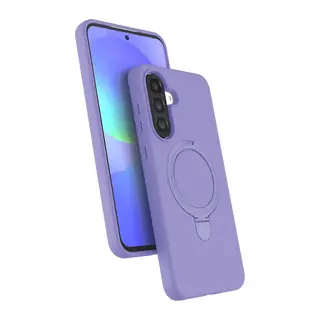 Samsung Galaxy A56 Regal Magsafe Standlı Kapak - Lila