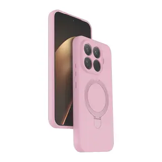 Xiaomi Mi 15T Pro Regal Magsafe Standlı Kapak - Açık Pembe