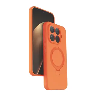 Xiaomi Mi 15T Pro Regal Magsafe Standlı Kapak - Turuncu