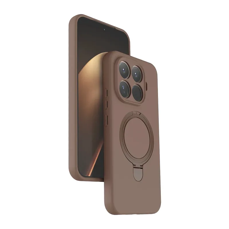 Xiaomi Mi 15T Pro Regal Magsafe Standlı Kapak - Çöl Titanyum