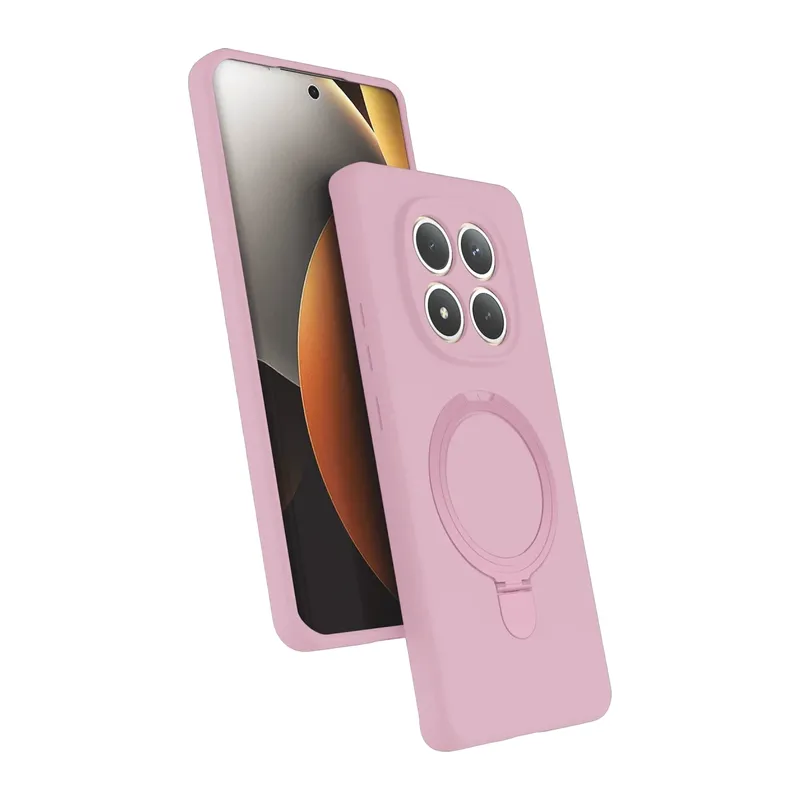 Xiaomi Redmi Note 15 4G Regal Magsafe Standlı Kapak - Açık Pembe