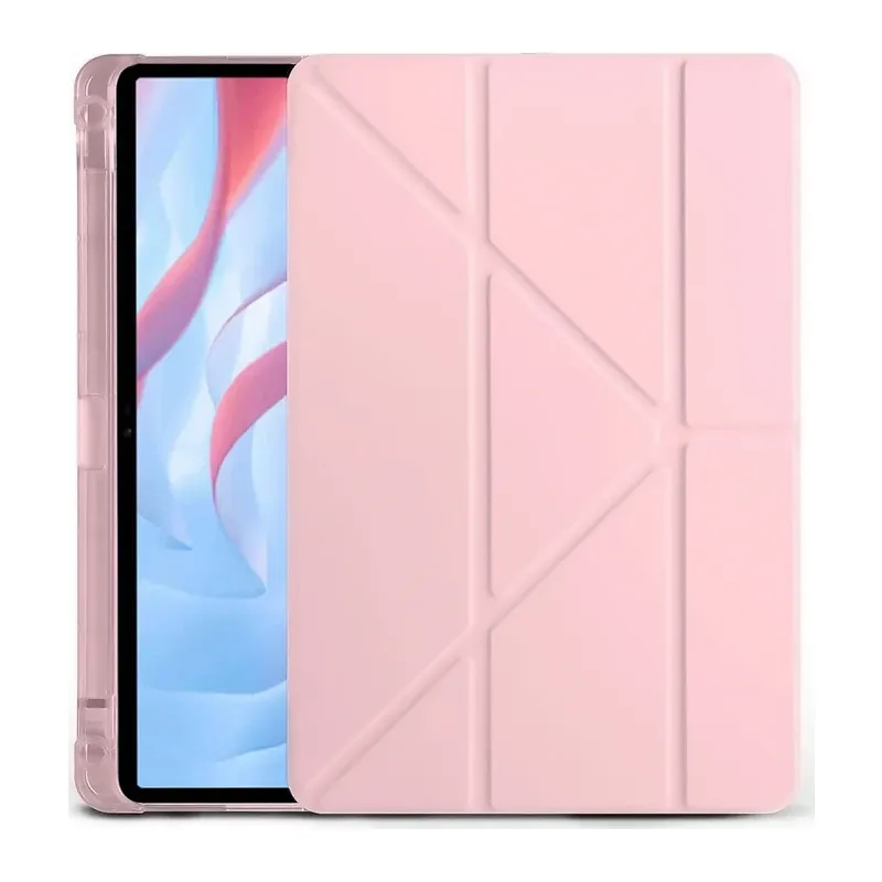 Huawei Honor Pad X9A Kalemlikli Mars Tablet Kılıfı - Rose Gold