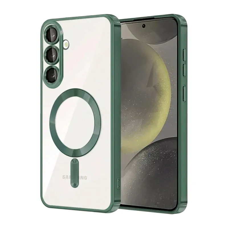Samsung Galaxy A57 5G Kross Magneticsafe Kapak - Koyu Yeşil