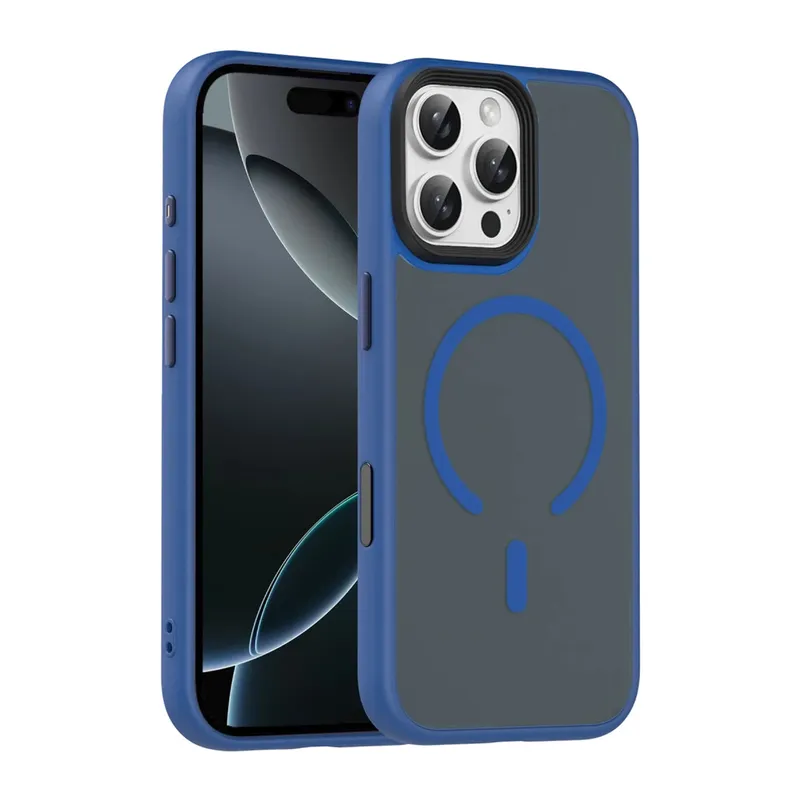 Joko Apple iPhone 16 Pro Max Megane Magsafe Kapak - Lacivert