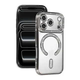 Apple iPhone 18 Pro Max/17 Pro Max Joke Simli Magneticsafe Kılıf - Gümüş