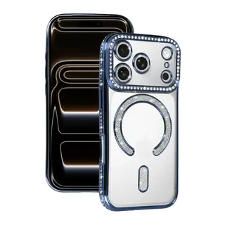 Apple iPhone 18 Pro Max/17 Pro Max Joke Simli Magneticsafe Kılıf - Mavi