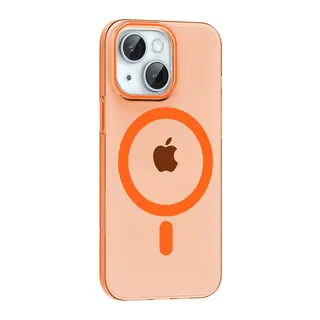 Joko Apple iPhone 15 PC Blank Magsafe Kapak - Turuncu