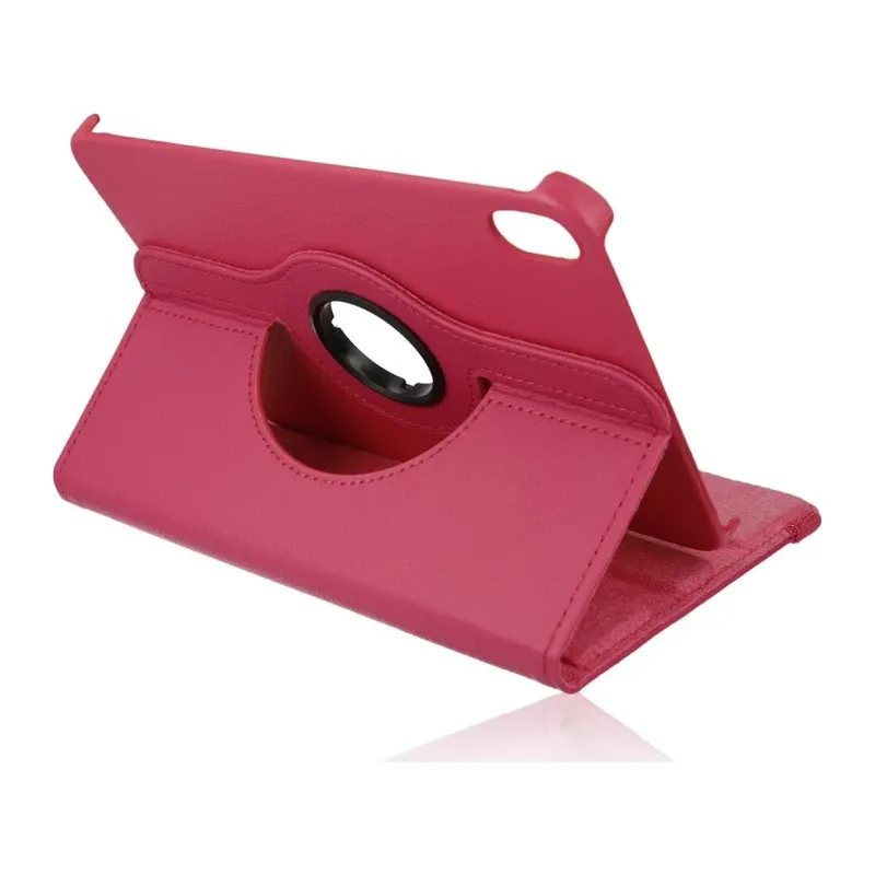 Apple iPad Mini 6 Kılıf 360 Tablet Deri Kılıf - Pembe