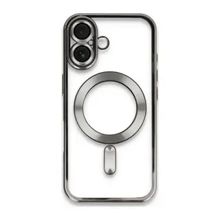 Apple iPhone 16 Kılıf Kross Magneticsafe Kapak - Titan Gri