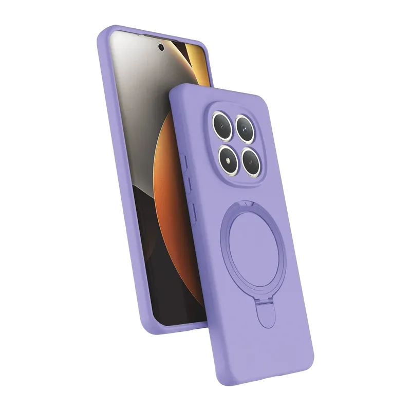 Xiaomi Redmi Note 15 Pro 5G Regal Magsafe Standlı Kapak - Lila