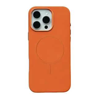 Joko Apple iPhone 16 Pro Max Luno Deri Magsafe Kapak - Turuncu