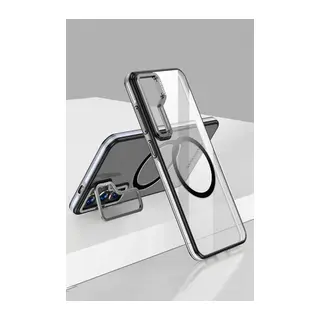 Joko Samsung Galaxy S24 Crystal Magsafe Kapak - Siyah