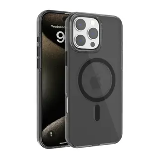 Joko Apple iPhone 16 Pro Max Gleam PC Sert Magsafe Kılıf - Siyah