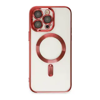 Apple iPhone 15 Pro Max Kılıf Kross Magneticsafe Kapak - Kırmızı