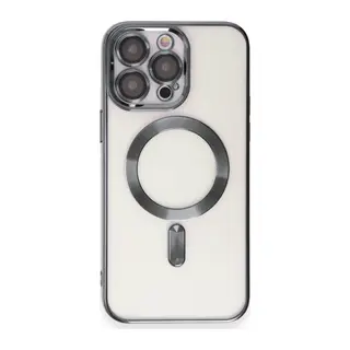 Apple iPhone 15 Pro Max Kılıf Kross Magneticsafe Kapak - Titan Gri
