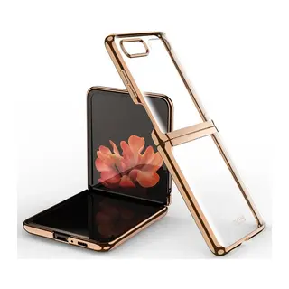 Samsung Galaxy Z Flip 4 Kılıf Fold Element Kapak - Gold
