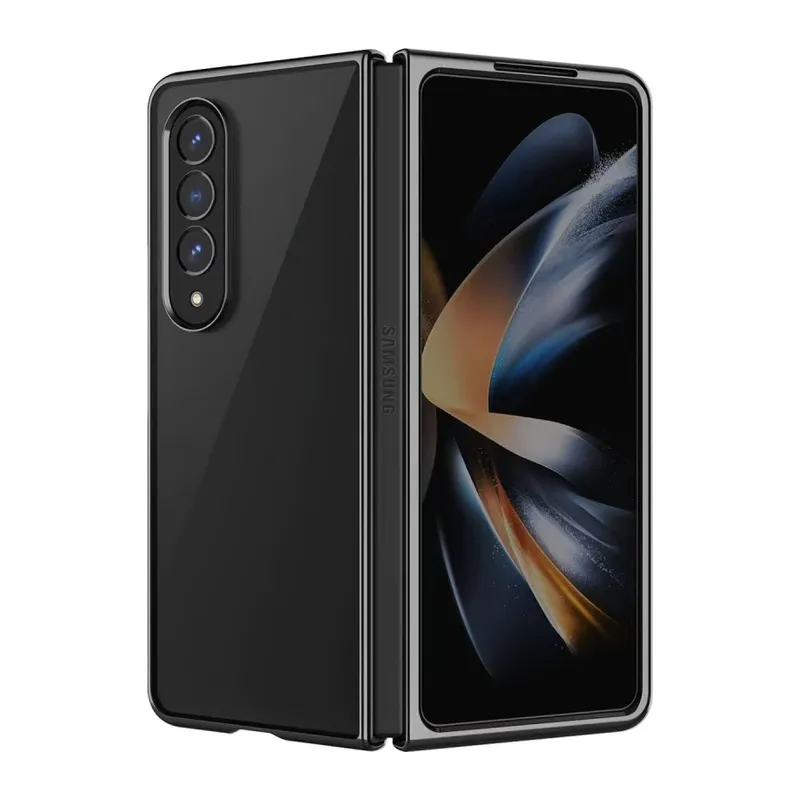 Samsung Galaxy Z Fold 4 Kılıf Fold Element Kapak - Siyah