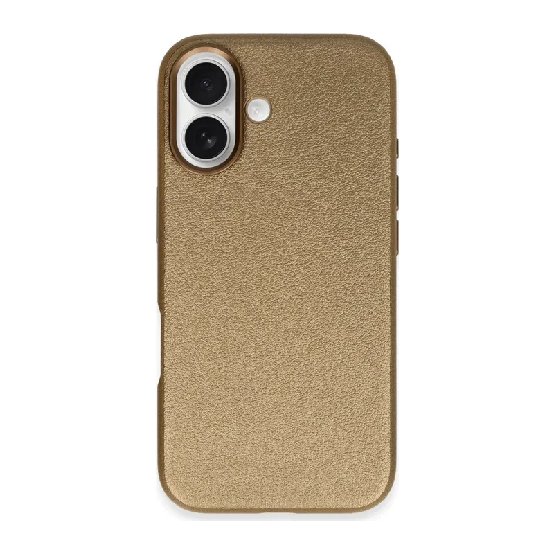 Joko Apple iPhone 16 Wonder Deri Magsafe Kapak - Bronz