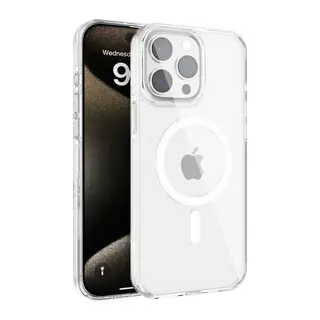 Joko Apple iPhone 15 Pro Gleam PC Sert Magsafe Kılıf - Şeffaf