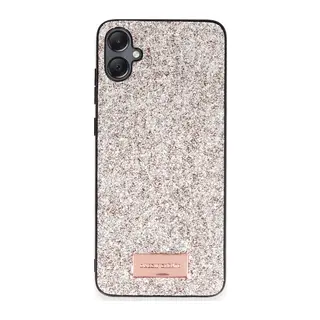 Onegif Samsung Galaxy A05 Bright Simli Kapak - Gold